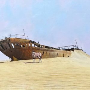 eduard bohlen wildlife oryx surreal