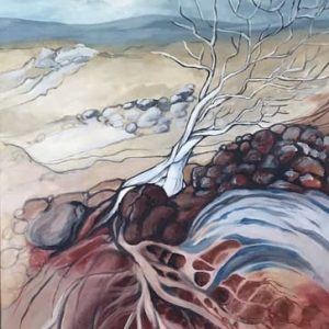 roots abstract landscape